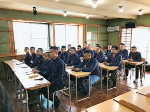 画像：2019年の日本語教育風景