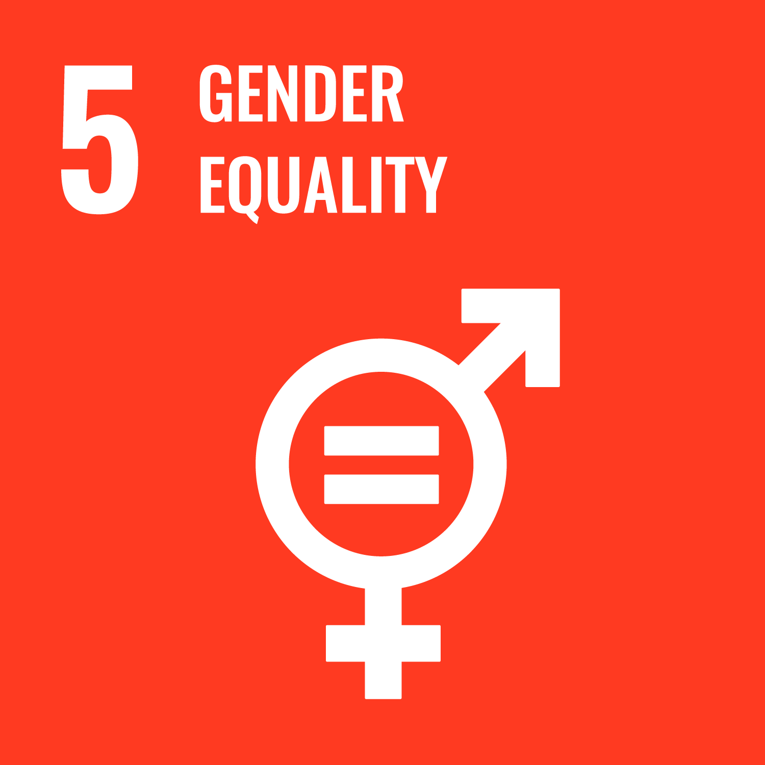 Logo: 5. Achieve gender equality!