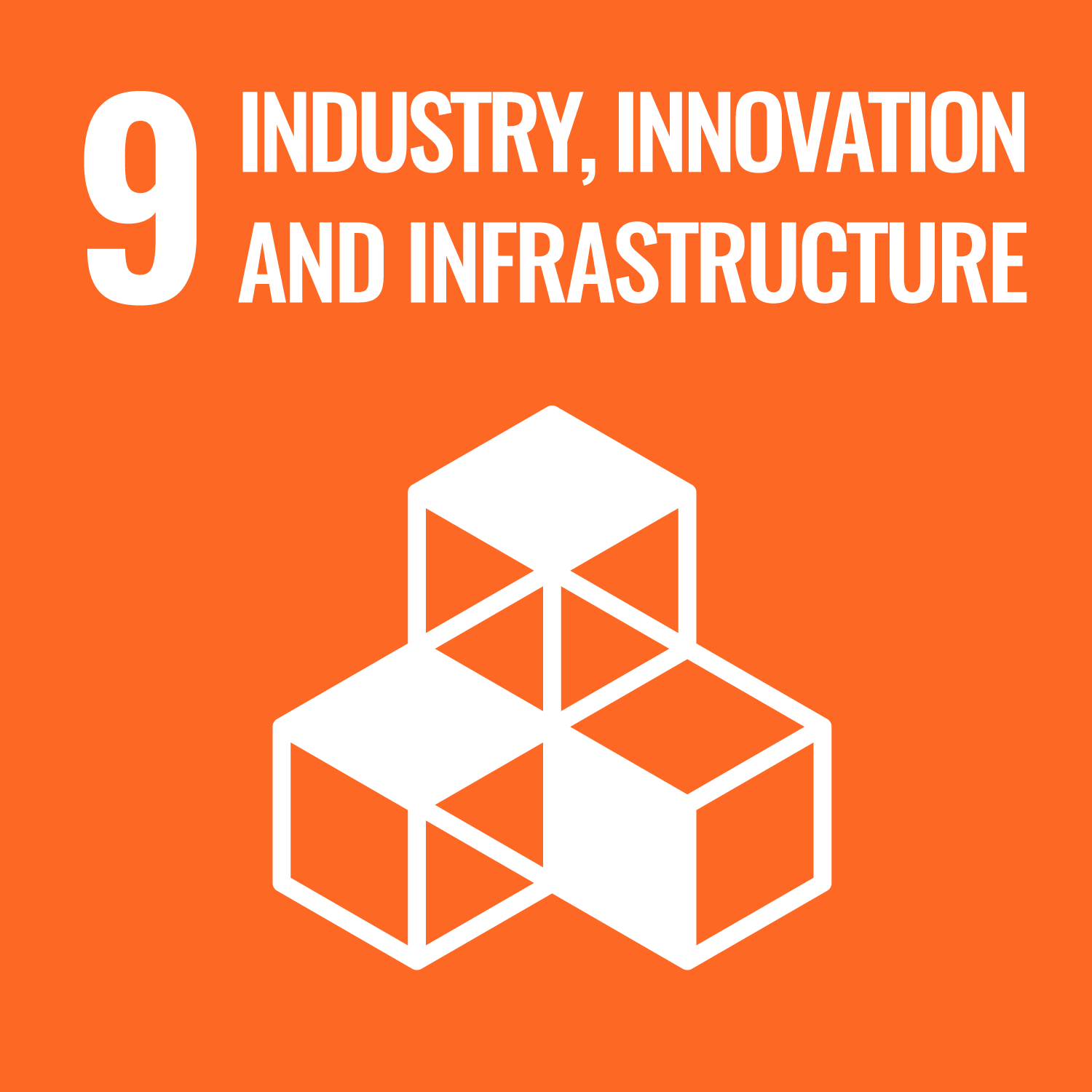 Logo: 9. Create a foundation for industry and technological innovation.